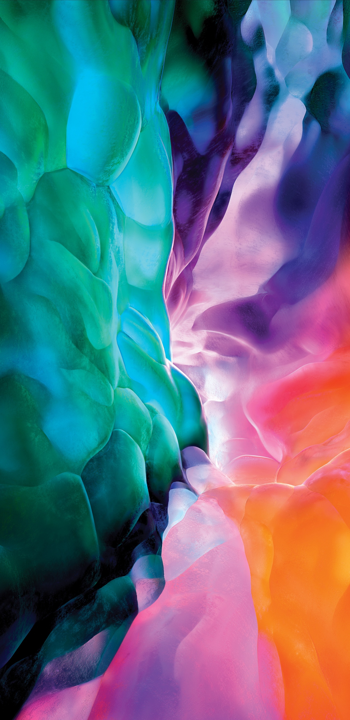 IPad, Ipad Pro, IPad Pro 2020, Apple, la Pureté de la Couleur. Wallpaper in 1440x2960 Resolution