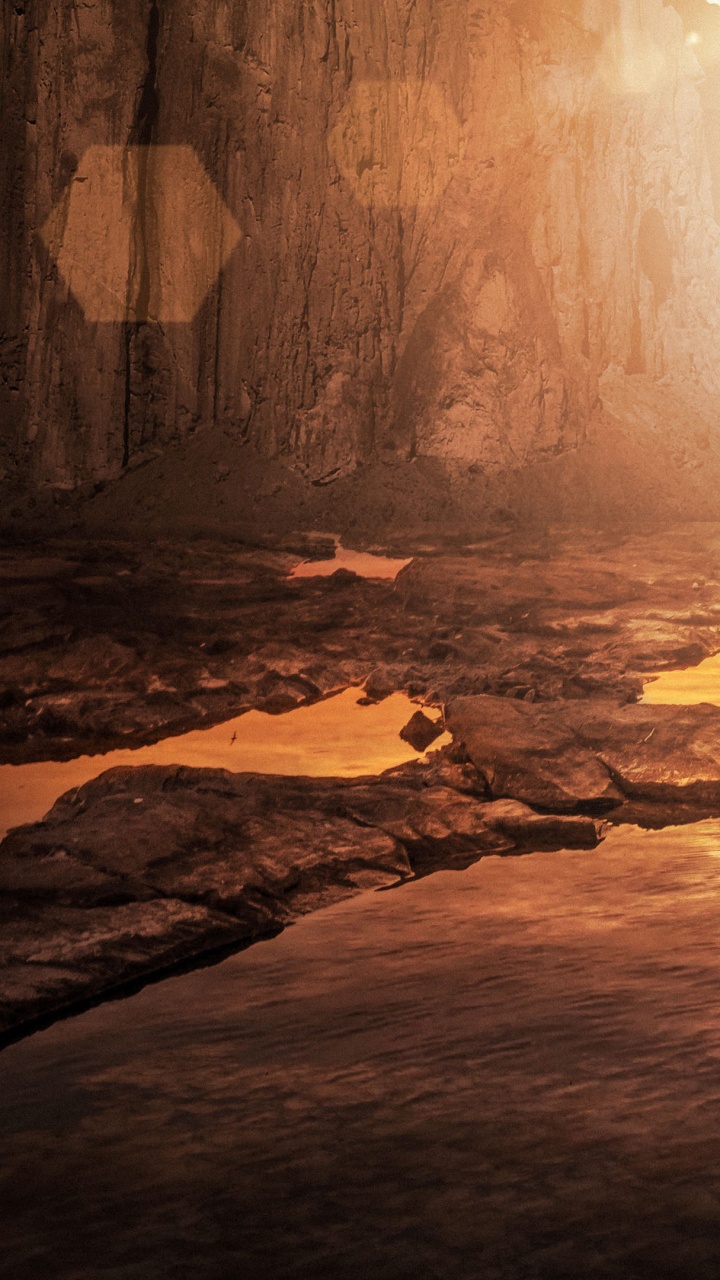 形成, 性质, 光, 阳光, 水道 壁纸 720x1280 允许