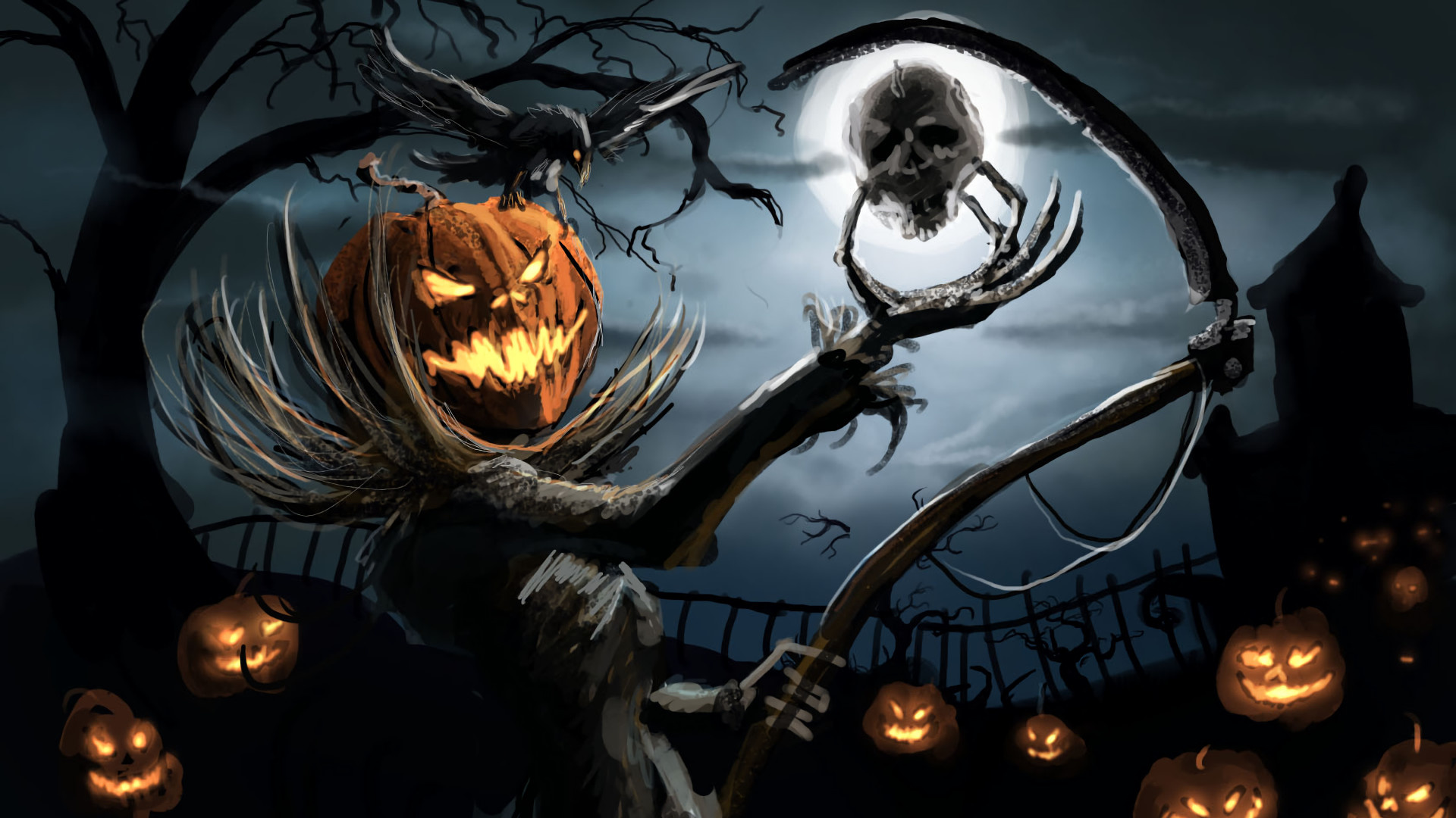 Pc-Spiel, Jack o Lantern, Halloween, Fiktiver Charakter, Dämonen. Wallpaper in 1920x1080 Resolution