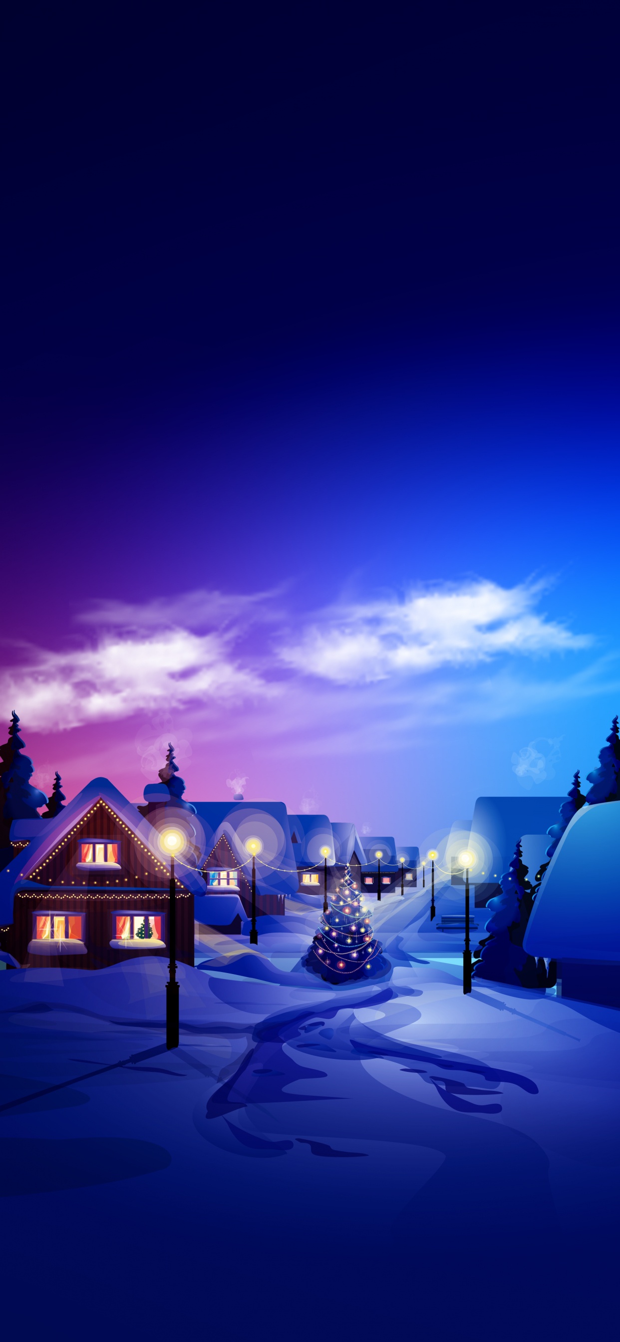 Android, Ambiente, Edificio, Azul, Naturaleza. Wallpaper in 1242x2688 Resolution