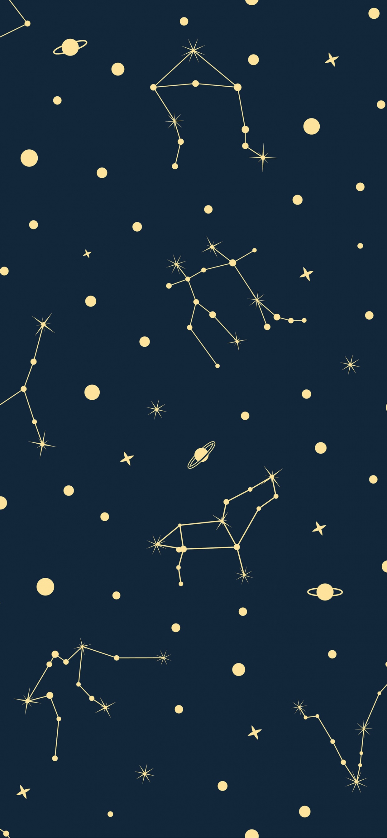 明星, 天文学对象, 电蓝色的, 圆圈, 空间 壁纸 1242x2688 允许