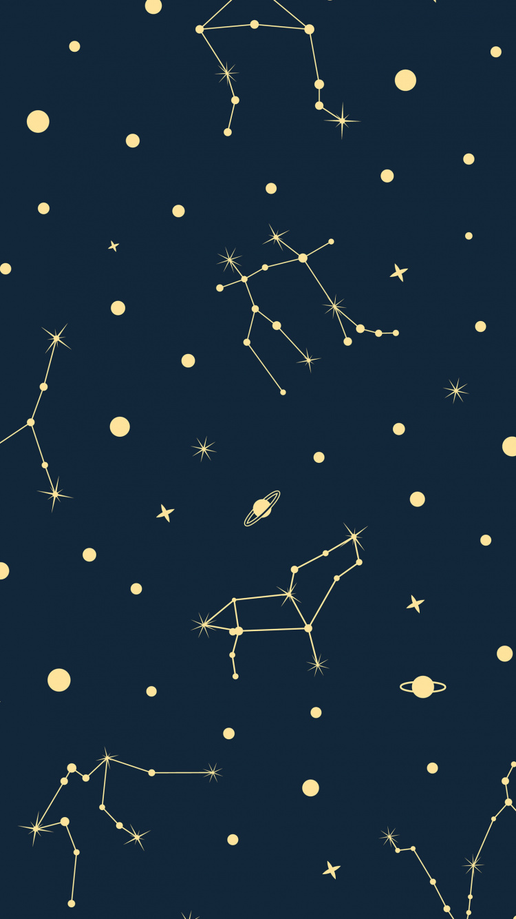 Stern, Design, Muster, Astronomisches Objekt, Electric Blue. Wallpaper in 750x1334 Resolution