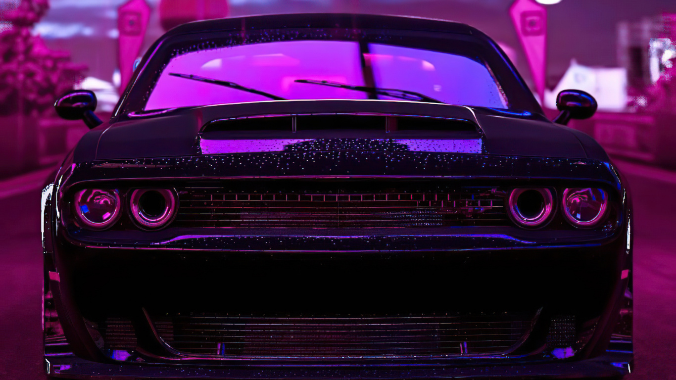 Chicos Del Coche, Coche, Deportivo, Dodge, Esquivar Demonio. Wallpaper in 1366x768 Resolution