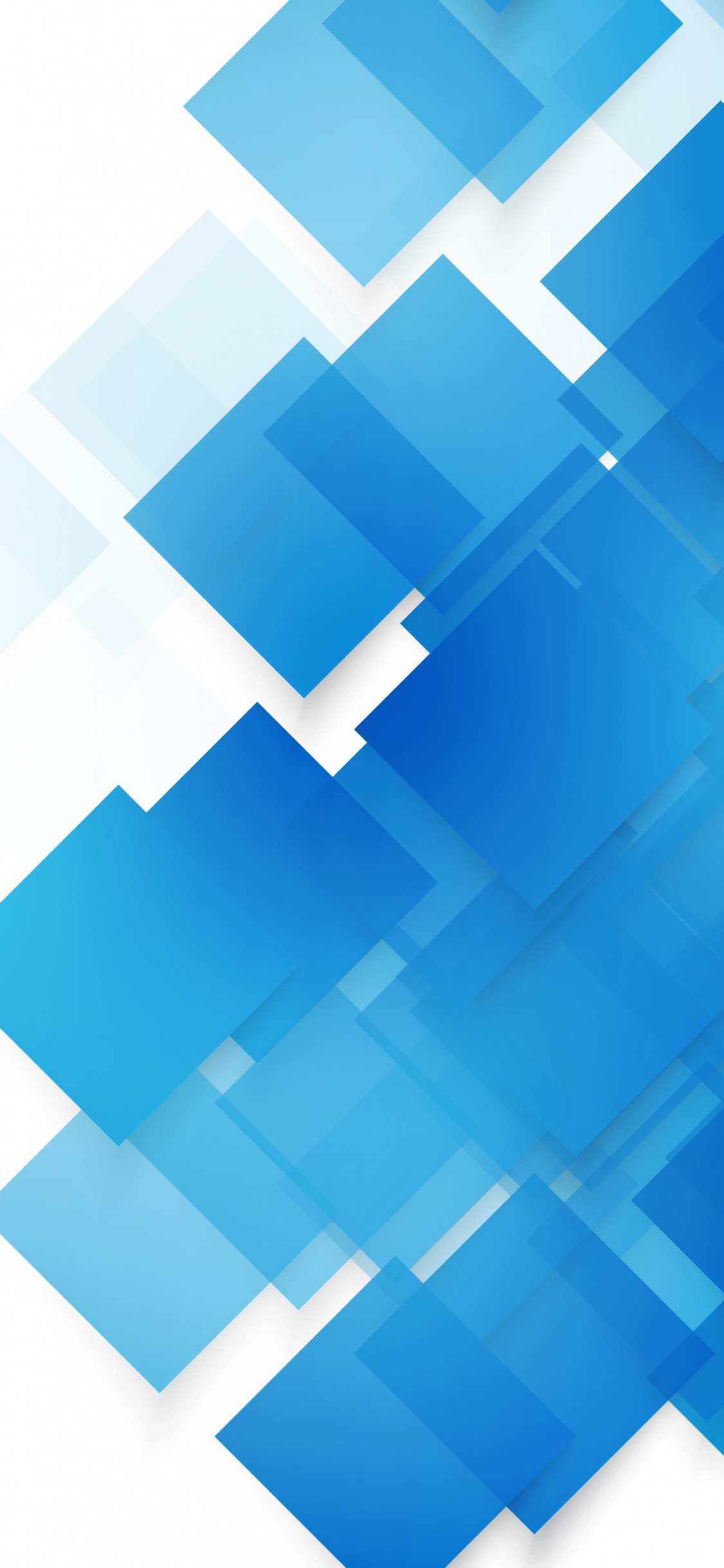 Arte Abstracto Azul y Blanco. Wallpaper in 1125x2436 Resolution