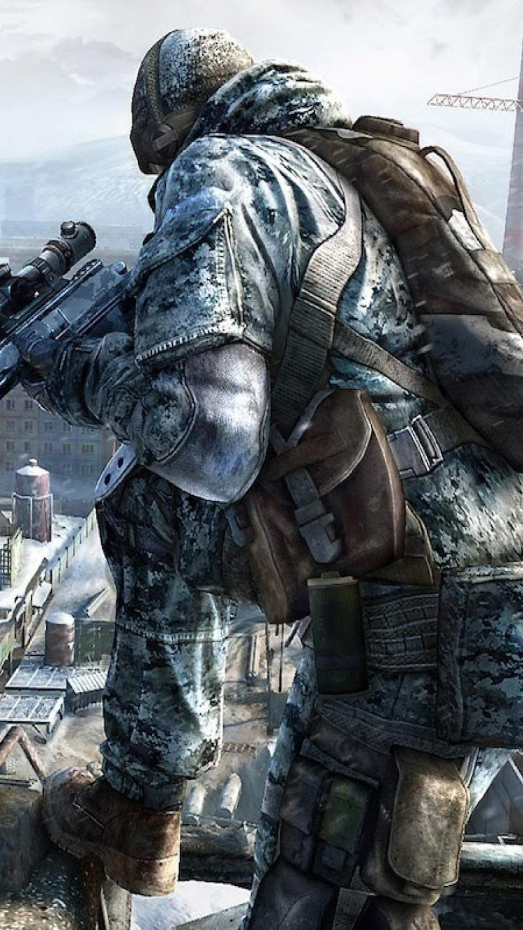 Scharfschütze Geisterkrieger 2, Scharfschützen-Geisterkrieger, ci Games, Soldat, Truppe. Wallpaper in 750x1334 Resolution