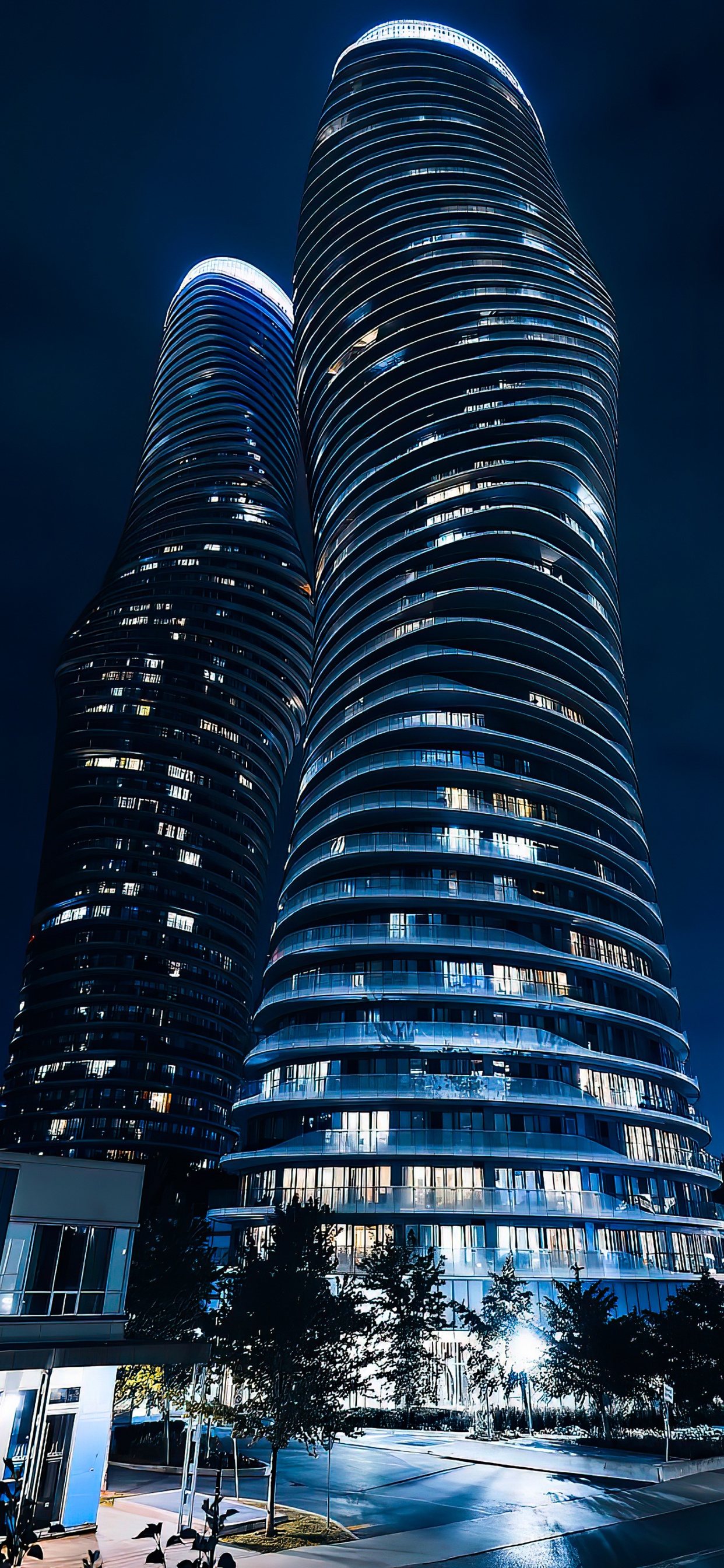 Wolkenkratzer, Apartment, Tower, Architektur, Hochhaus. Wallpaper in 1242x2688 Resolution