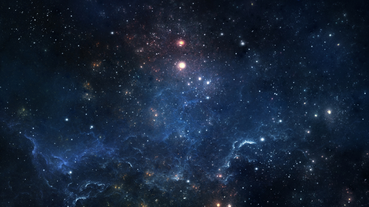 Cielo Estrellado Azul y Blanco. Wallpaper in 1280x720 Resolution