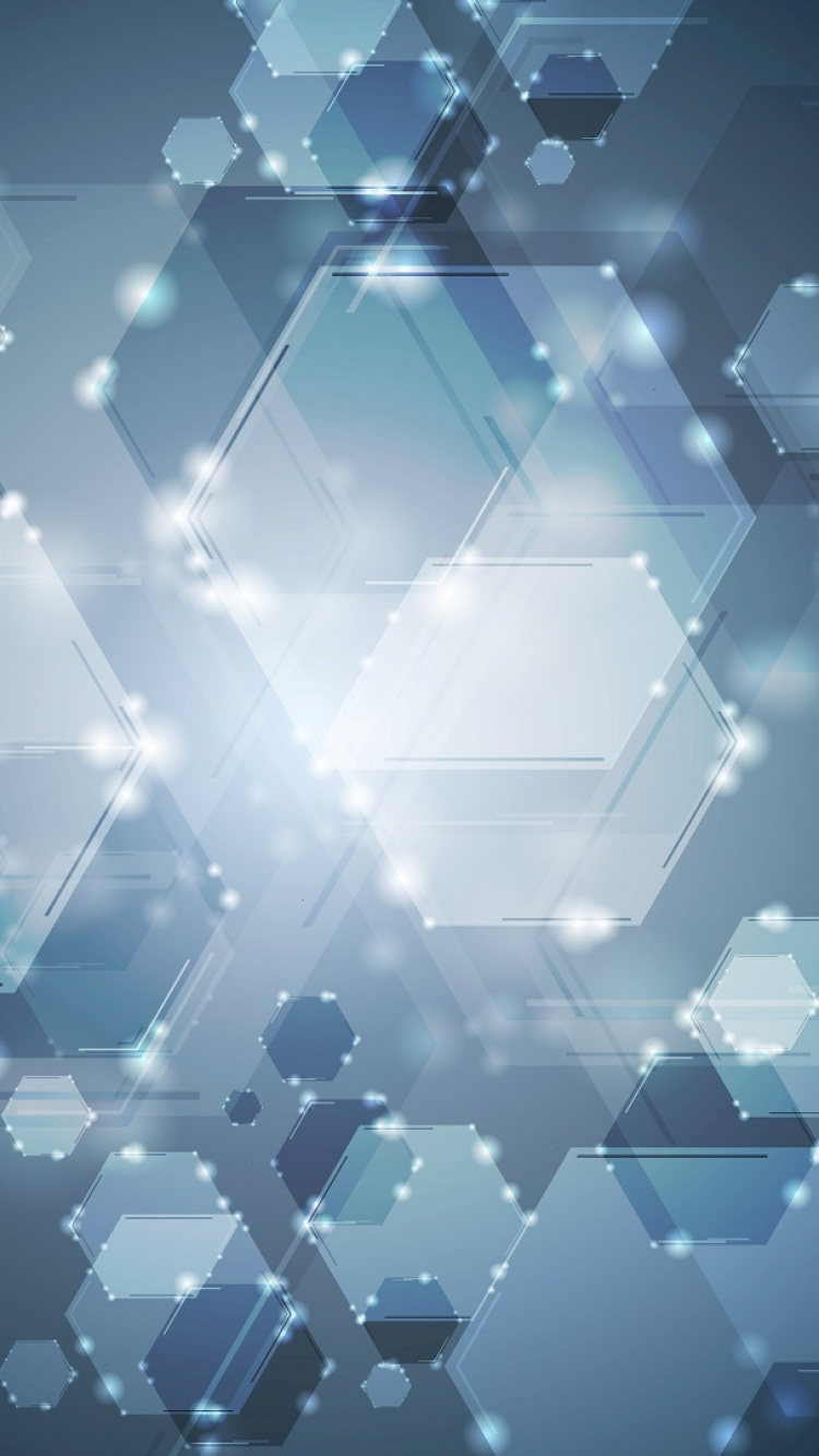 Blue and White Square Pattern. Wallpaper in 750x1334 Resolution