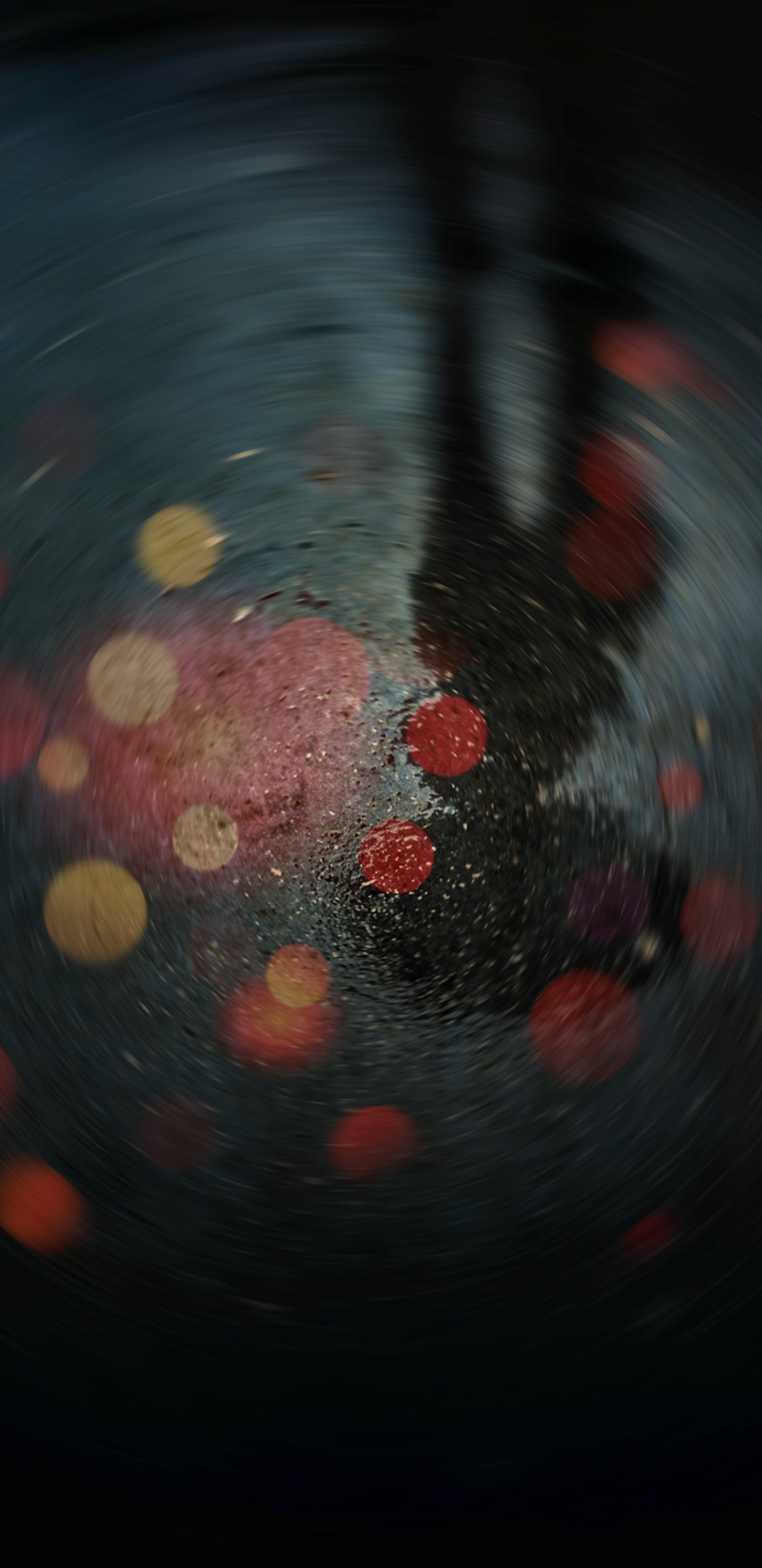 特效, 红色的, 圆圈, 空间, 色彩 壁纸 1440x2960 允许