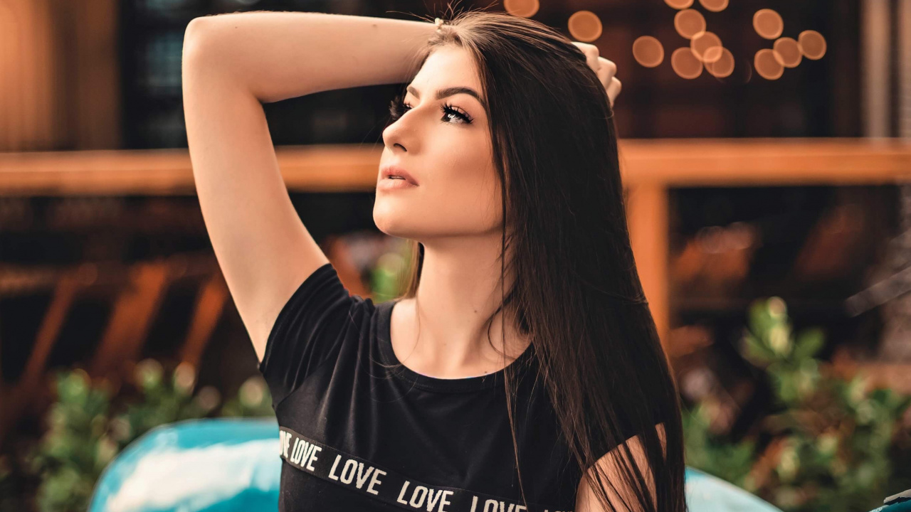 头发, 皮肤, 发型, 长长的头发, 模型 壁纸 1280x720 允许