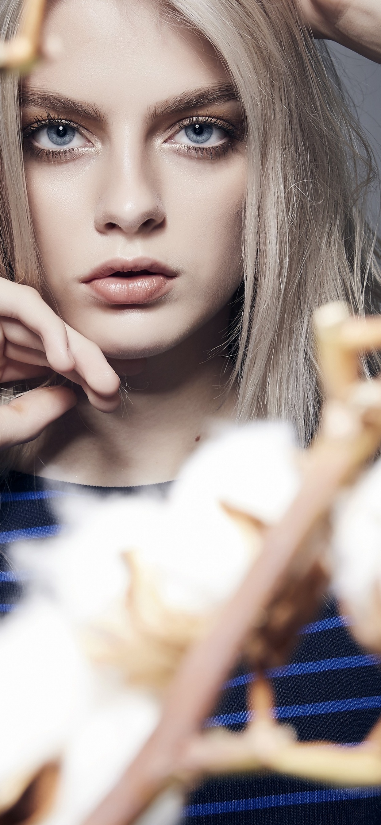 Beauty, Model, Face, Lip, Eye. Wallpaper in 1242x2688 Resolution