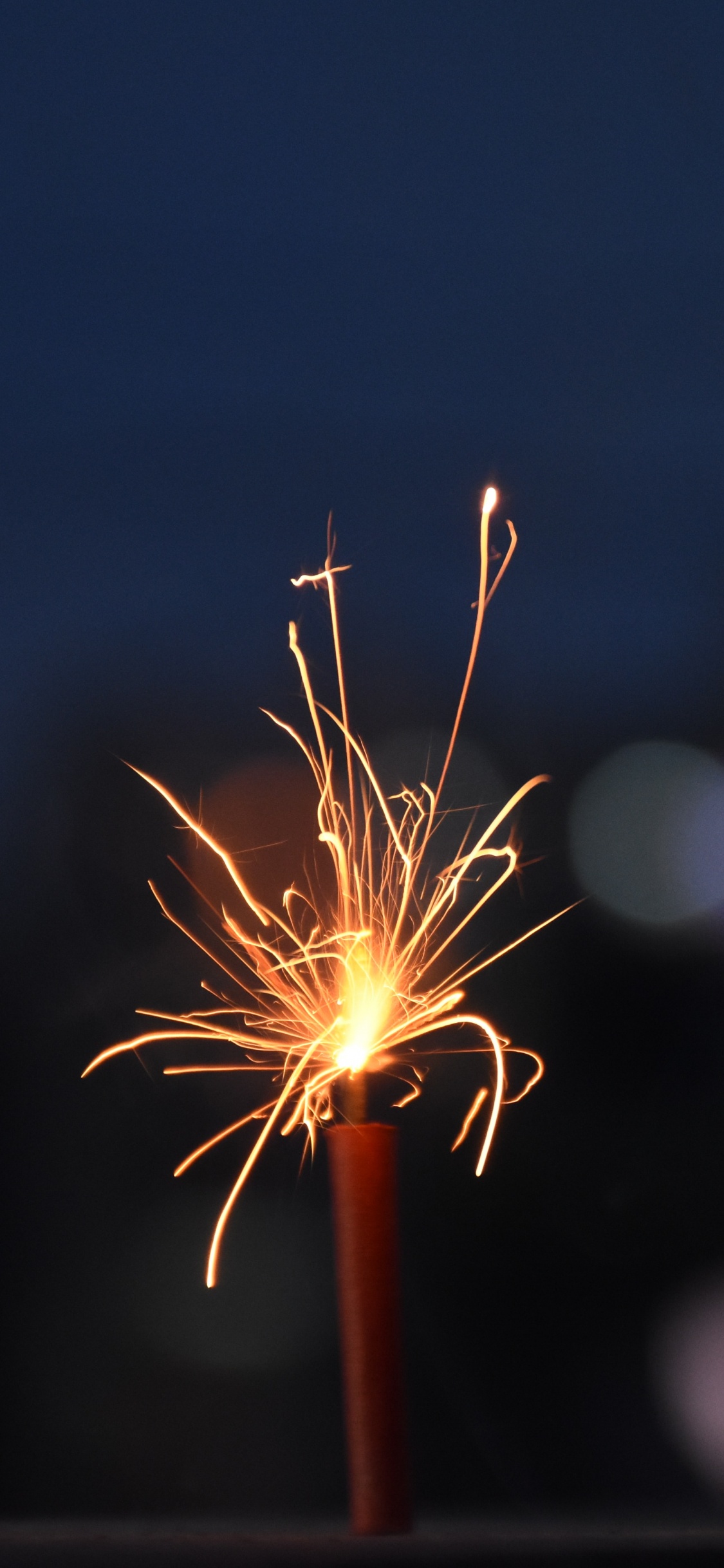 新年当天, 烟火, 烟花, 光, 咖啡杯 壁纸 1125x2436 允许