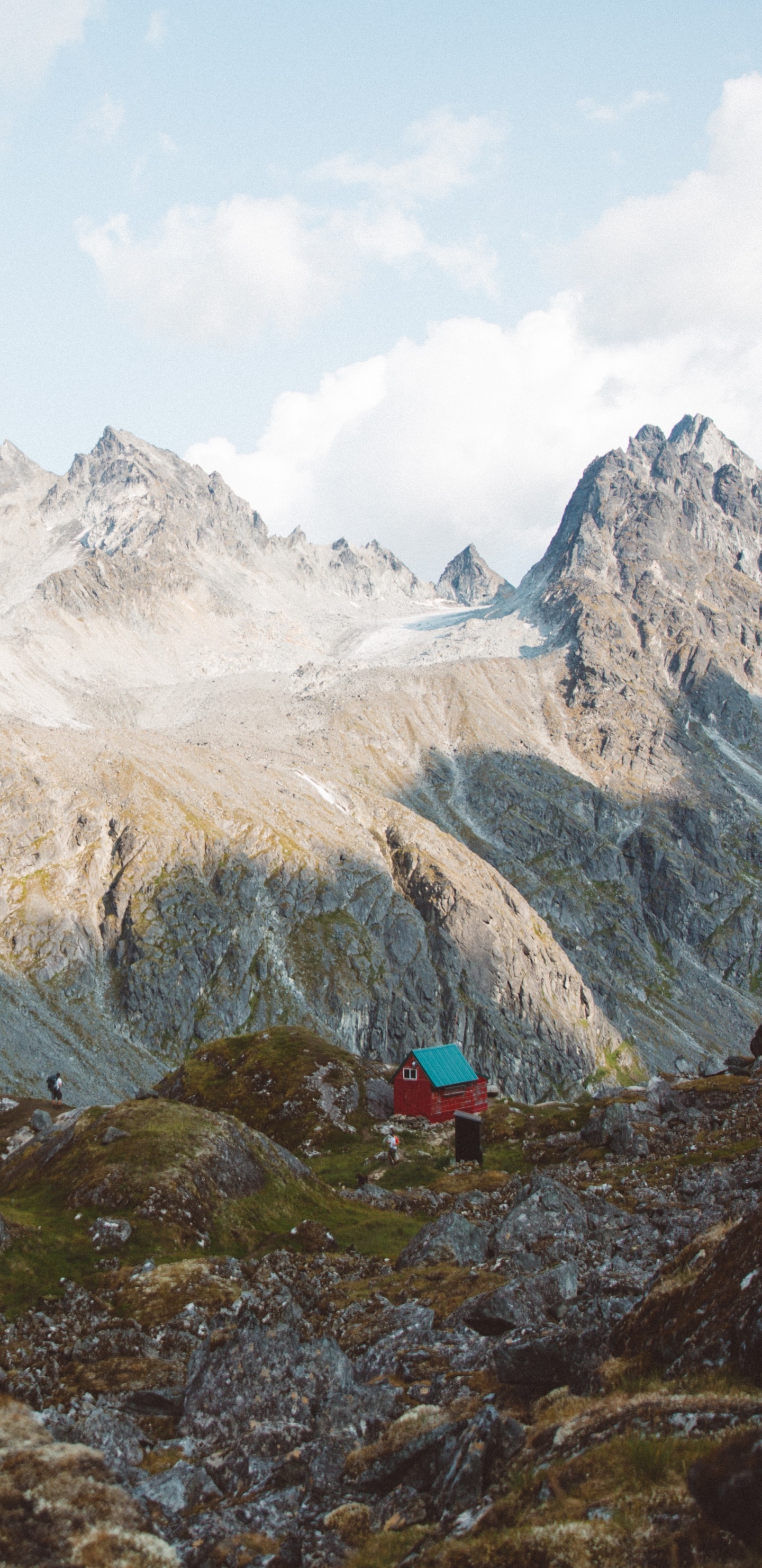 Grat, Bergkette, Bergigen Landschaftsformen, Hochland, Alpen. Wallpaper in 1440x2960 Resolution