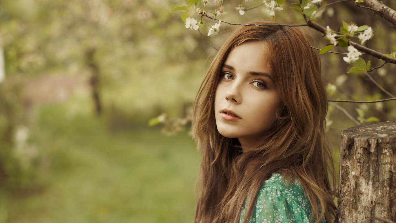 Les Cheveux Bruns, Cheveu, Beauté, Les Cheveux Longs, Coiffure. Wallpaper in 1366x768 Resolution