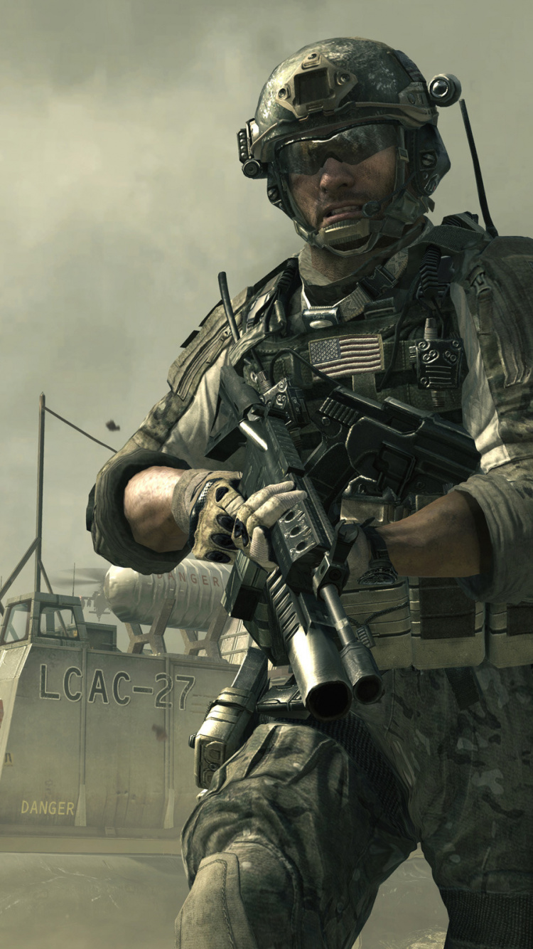 Call of Duty Modern Warfare 3, Call of Duty 4 Modern Warfare, Call of Duty Modern Warfare 2, Soldado, Ejército. Wallpaper in 750x1334 Resolution