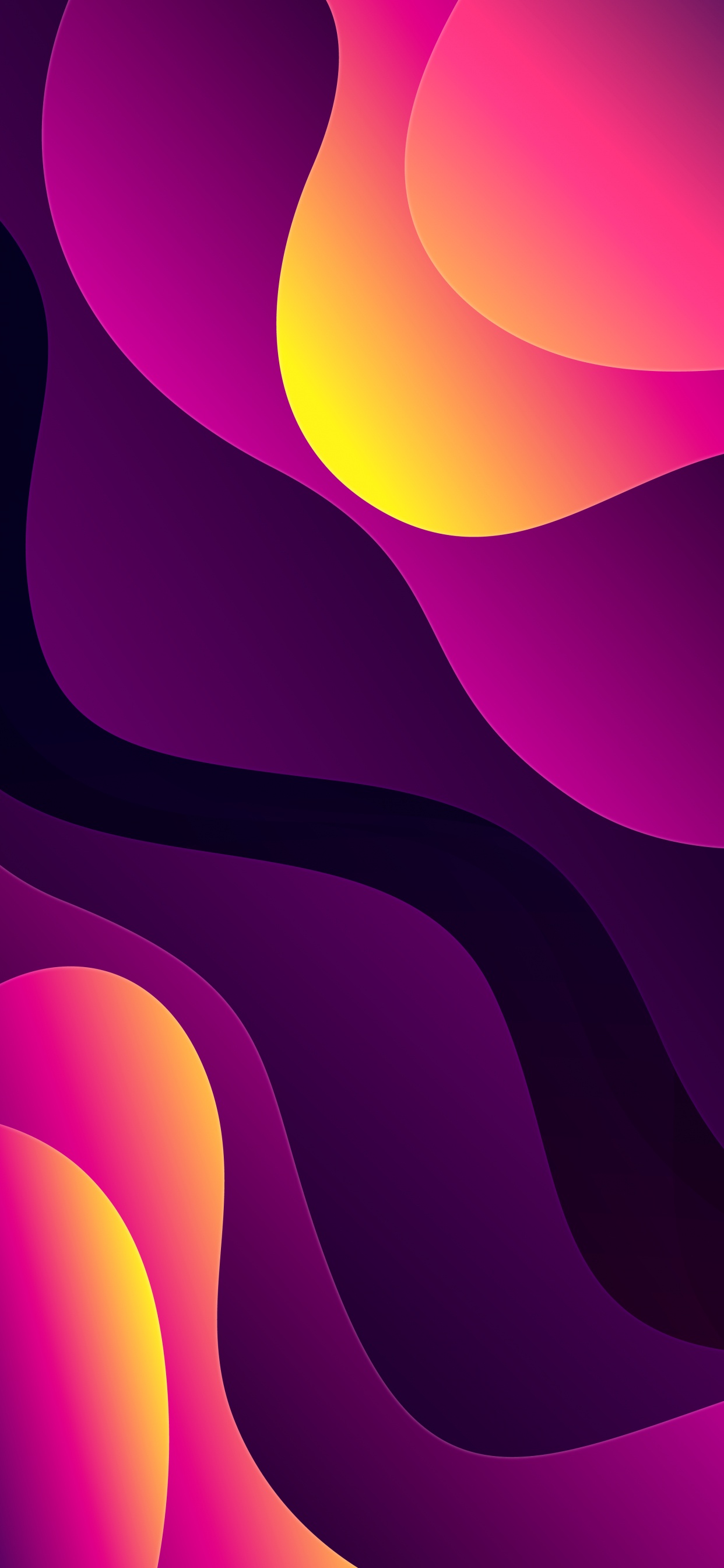 Purple, Nature, Azure, Orange, Art. Wallpaper in 1242x2688 Resolution