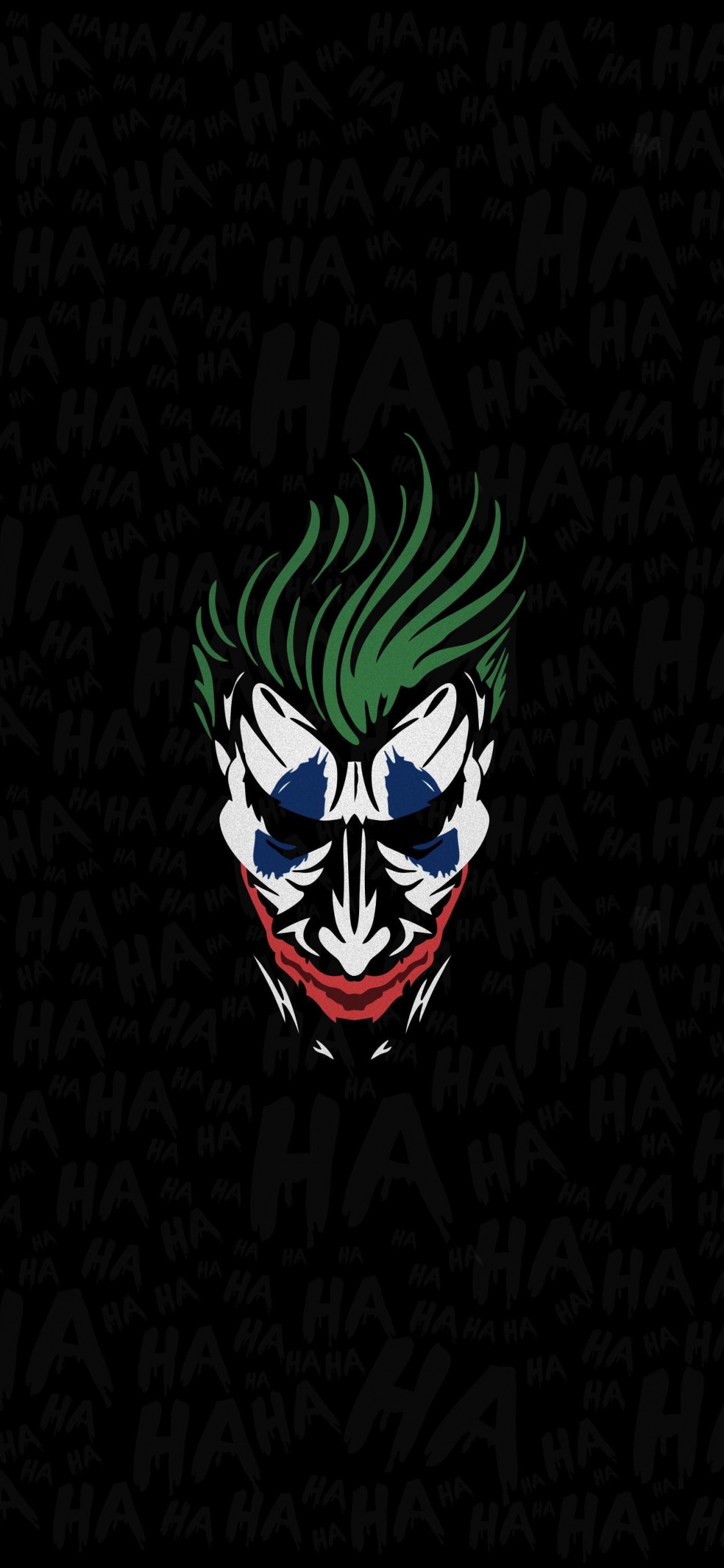 Joker, Crâne, Manche, Gris, Art. Wallpaper in 1125x2436 Resolution