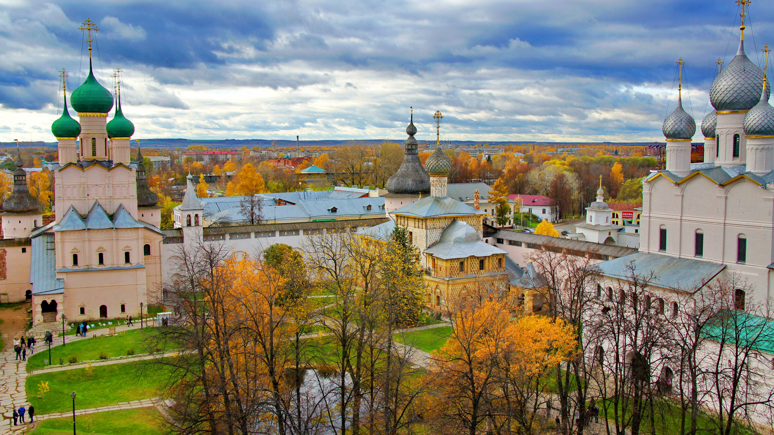 罗斯托夫, 圣彼得堡, 莫斯科, 城市, 里程碑 壁纸 2560x1440 允许