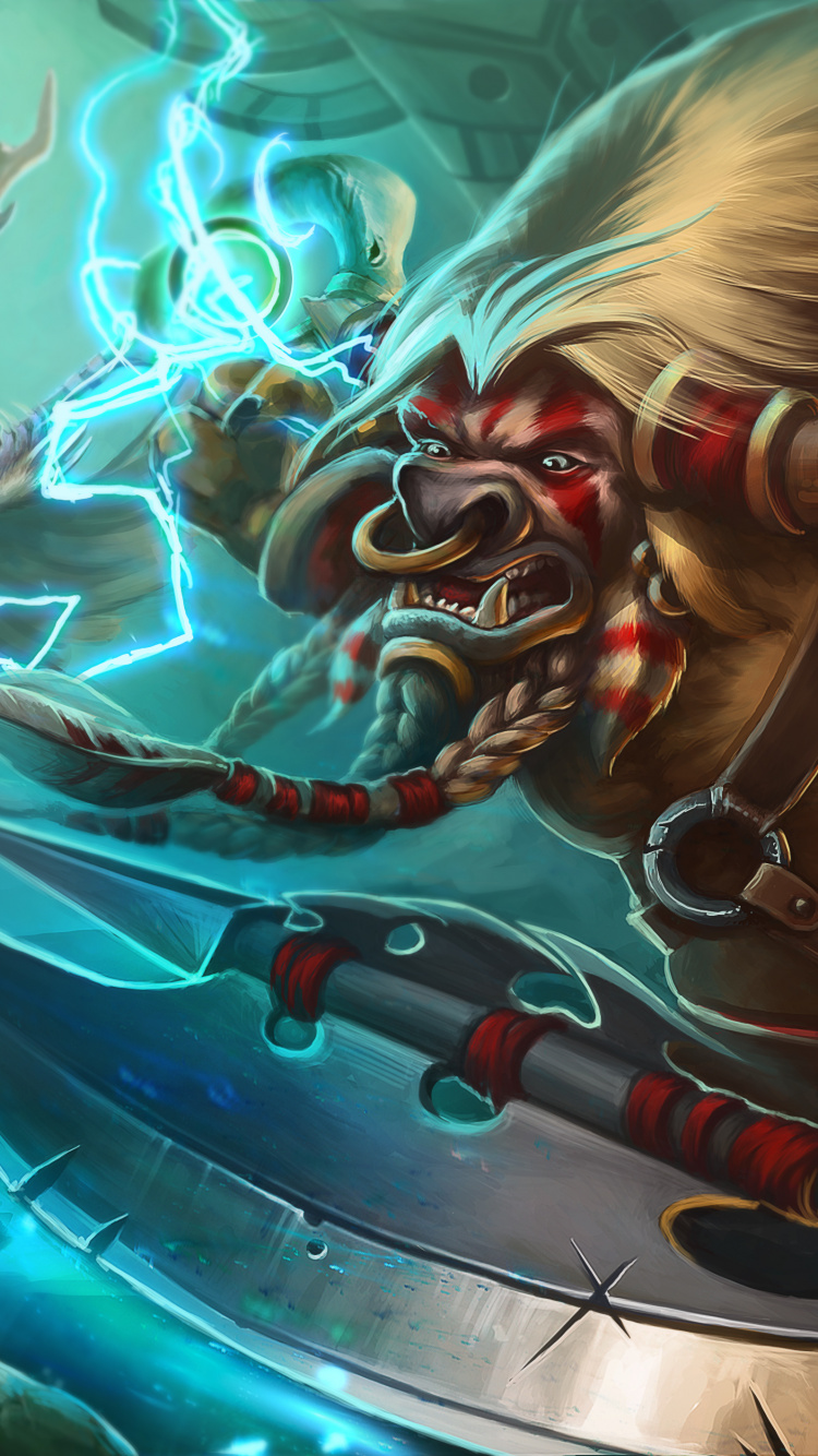 Grafik-design, Action-Abenteuer-Spiel, Malfurion Sturmwut, Mythologie, Fiktiver Charakter. Wallpaper in 750x1334 Resolution