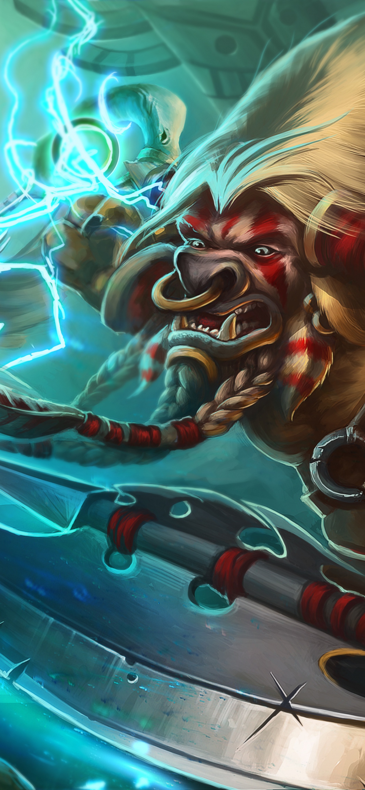 Graphic Design, Action Adventure Game, Malfurion Stormrage, Mythology, Fictional Character. Wallpaper in 1242x2688 Resolution