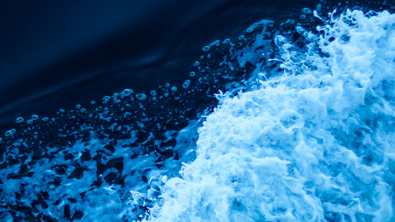 Mar, Agua, Azul, Líquido, Aqua. Wallpaper in 1280x720 Resolution