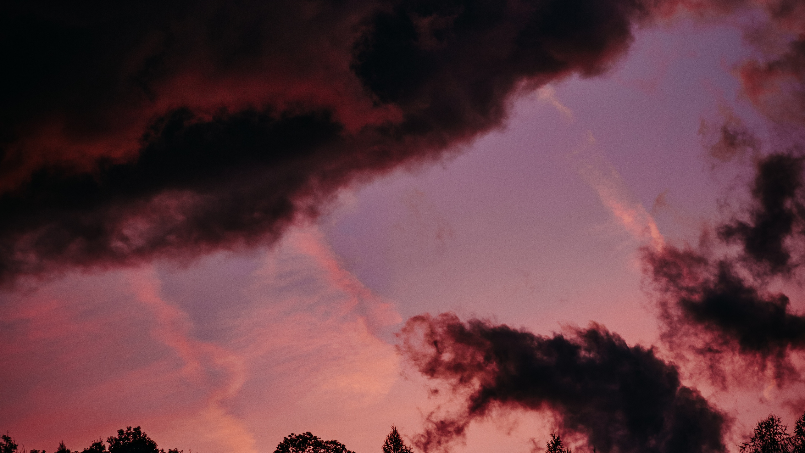 Cloud, Abend, Atmosphäre, Tageszeit, Purpur. Wallpaper in 2560x1440 Resolution