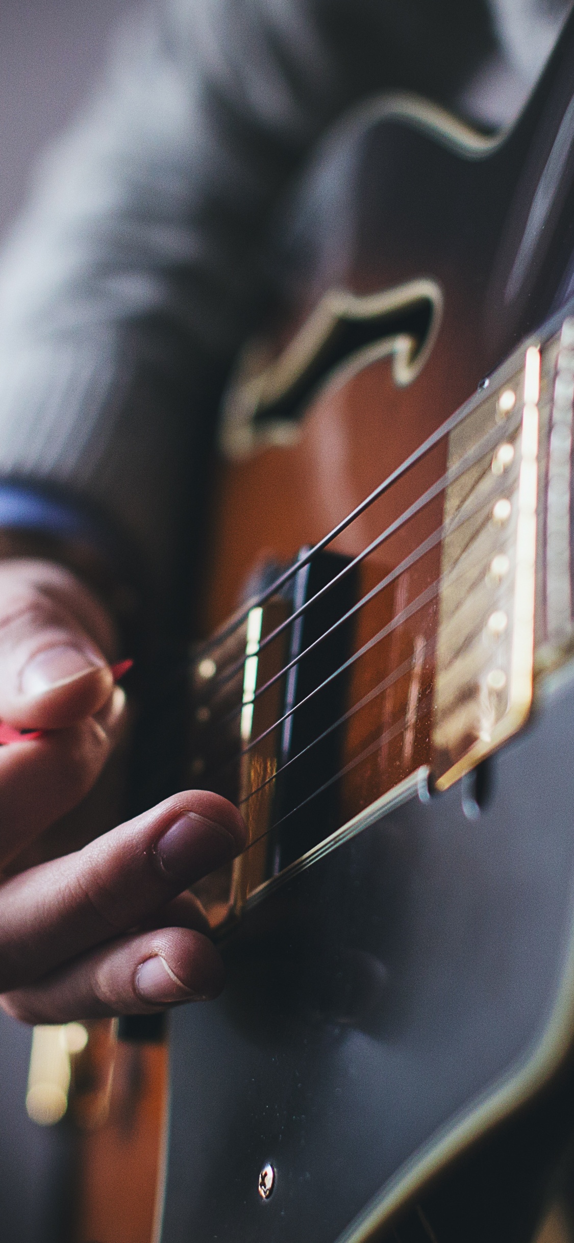 Guitar, Acoustic Guitar, String Instrument, Electric Guitar, Musician. Wallpaper in 1125x2436 Resolution