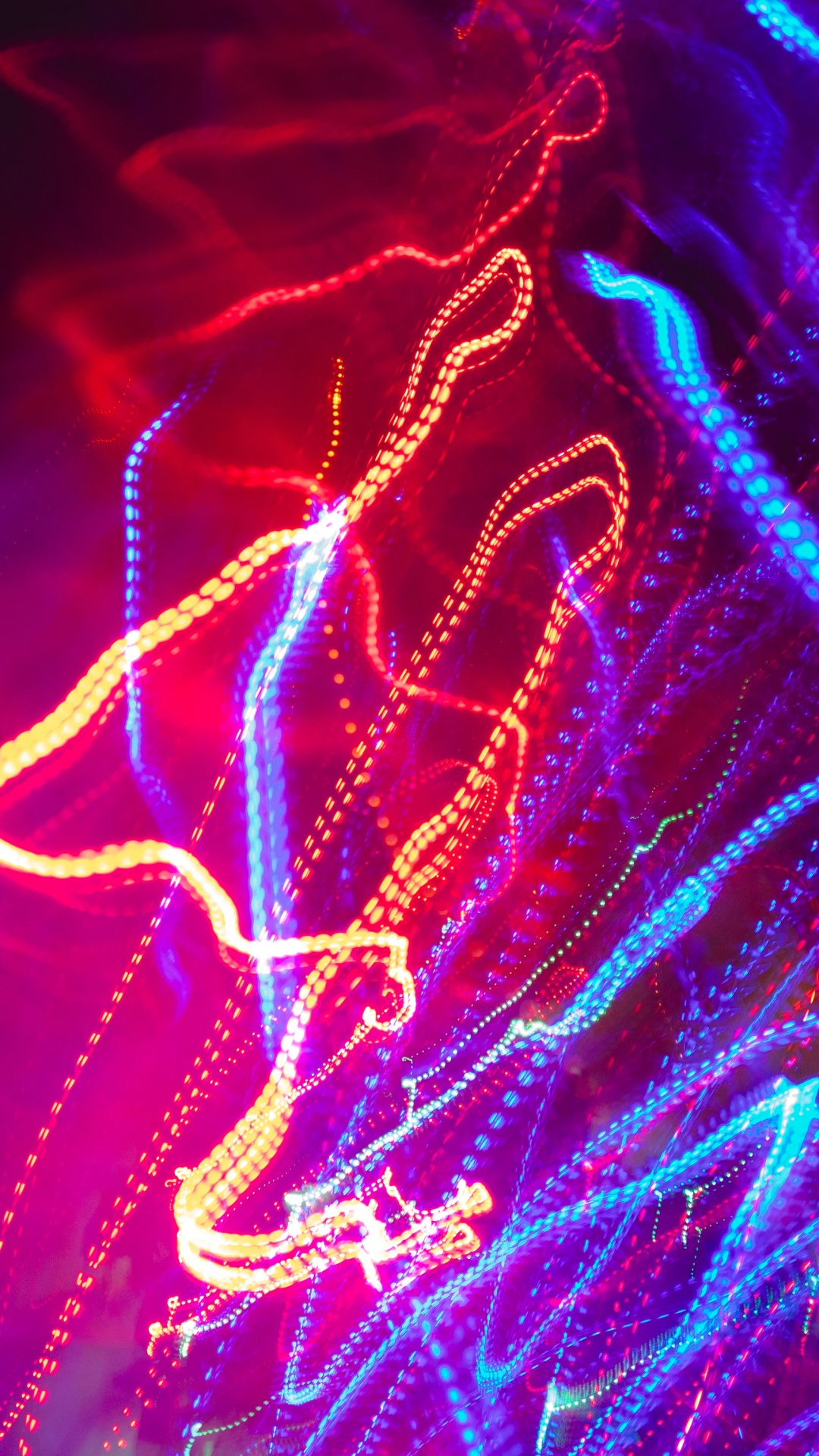 Papel Tapiz Digital de Luz Roja y Azul. Wallpaper in 1080x1920 Resolution