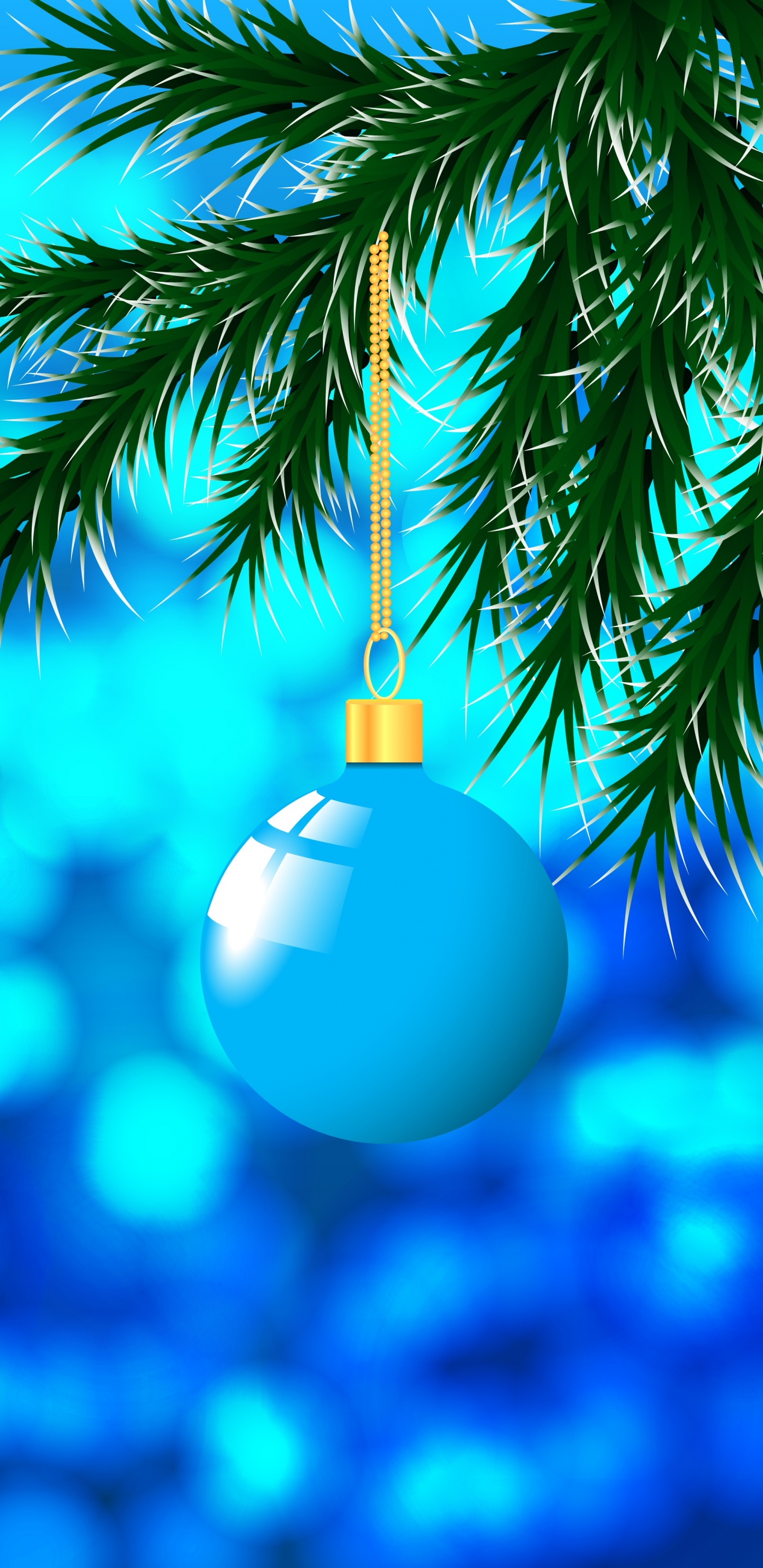 El Día De Navidad, Nochevieja, la Víspera de Año Nuevo, Adorno de Navidad, Árbol de Año Nuevo. Wallpaper in 1440x2960 Resolution