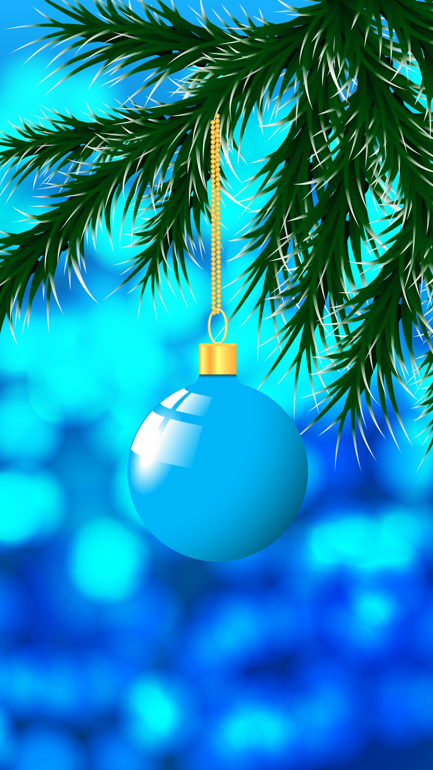 Weihnachten, Neujahr, Silvester, Christmas Ornament, Neujahr Baum. Wallpaper in 1440x2560 Resolution