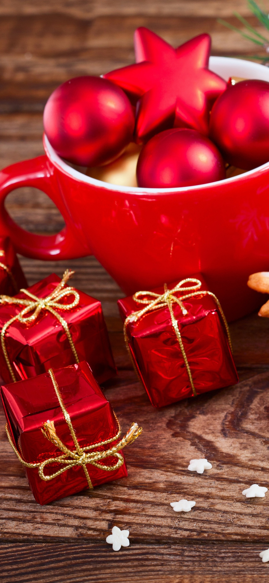 El Día De Navidad, Nochevieja, Alimento, Decoración de la Navidad, Navidad. Wallpaper in 1125x2436 Resolution