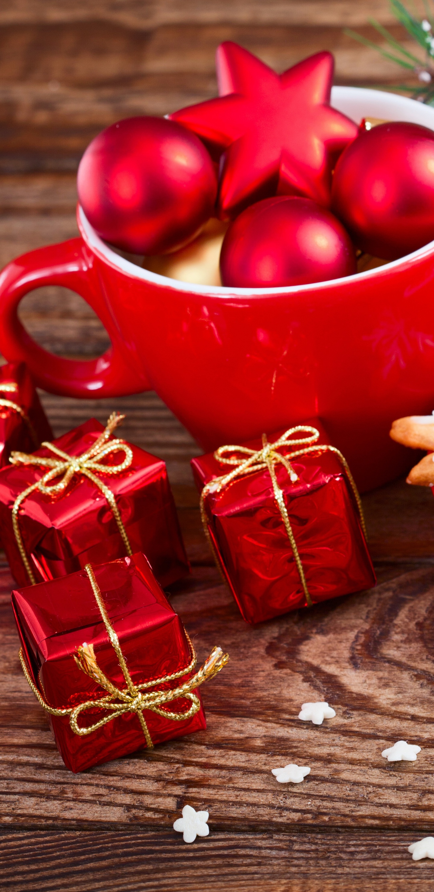 Christmas Day, New Year, Food, Christmas Decoration, Christmas. Wallpaper in 1440x2960 Resolution