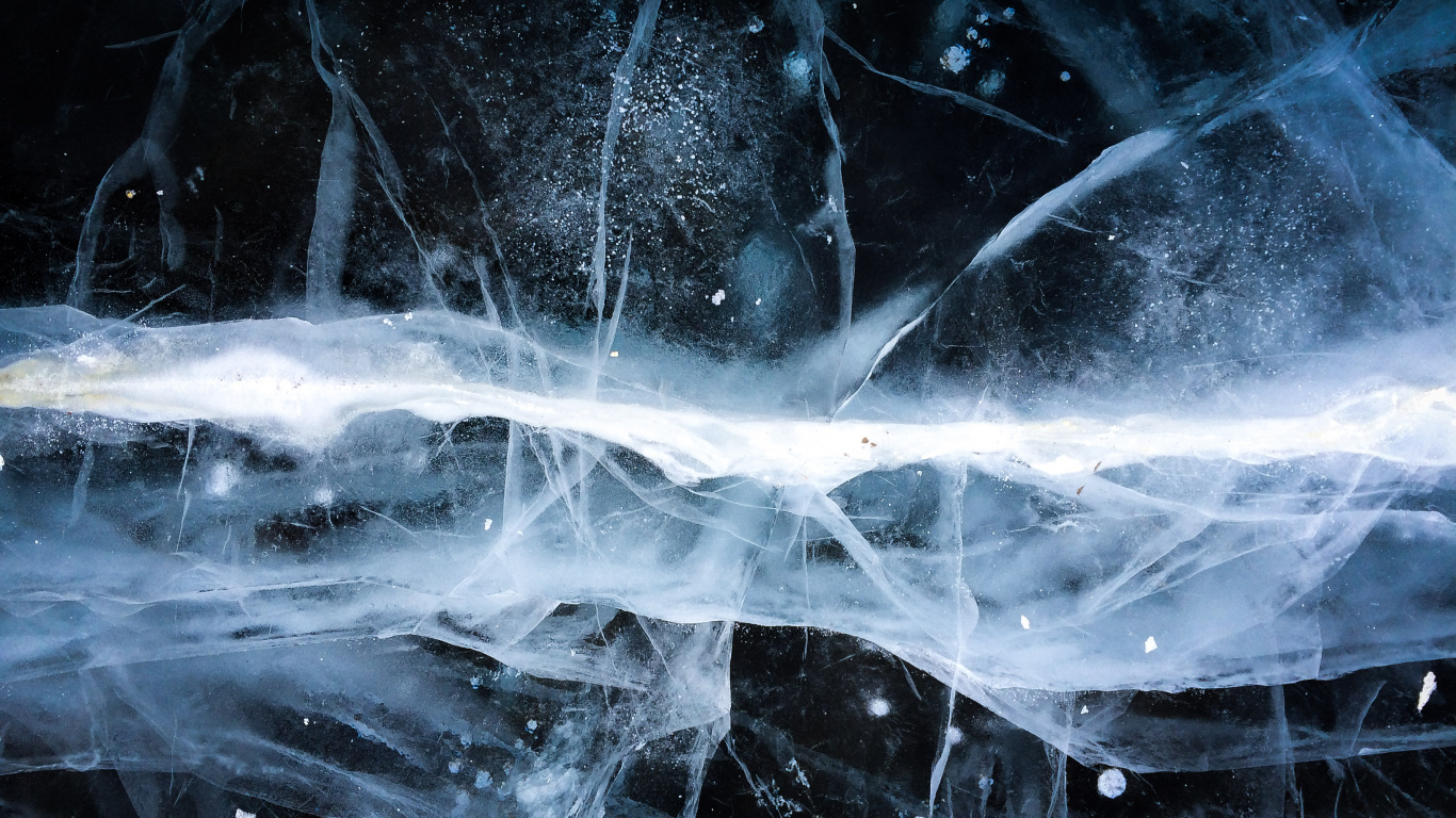 White and Black Abstract Painting. Wallpaper in 1366x768 Resolution