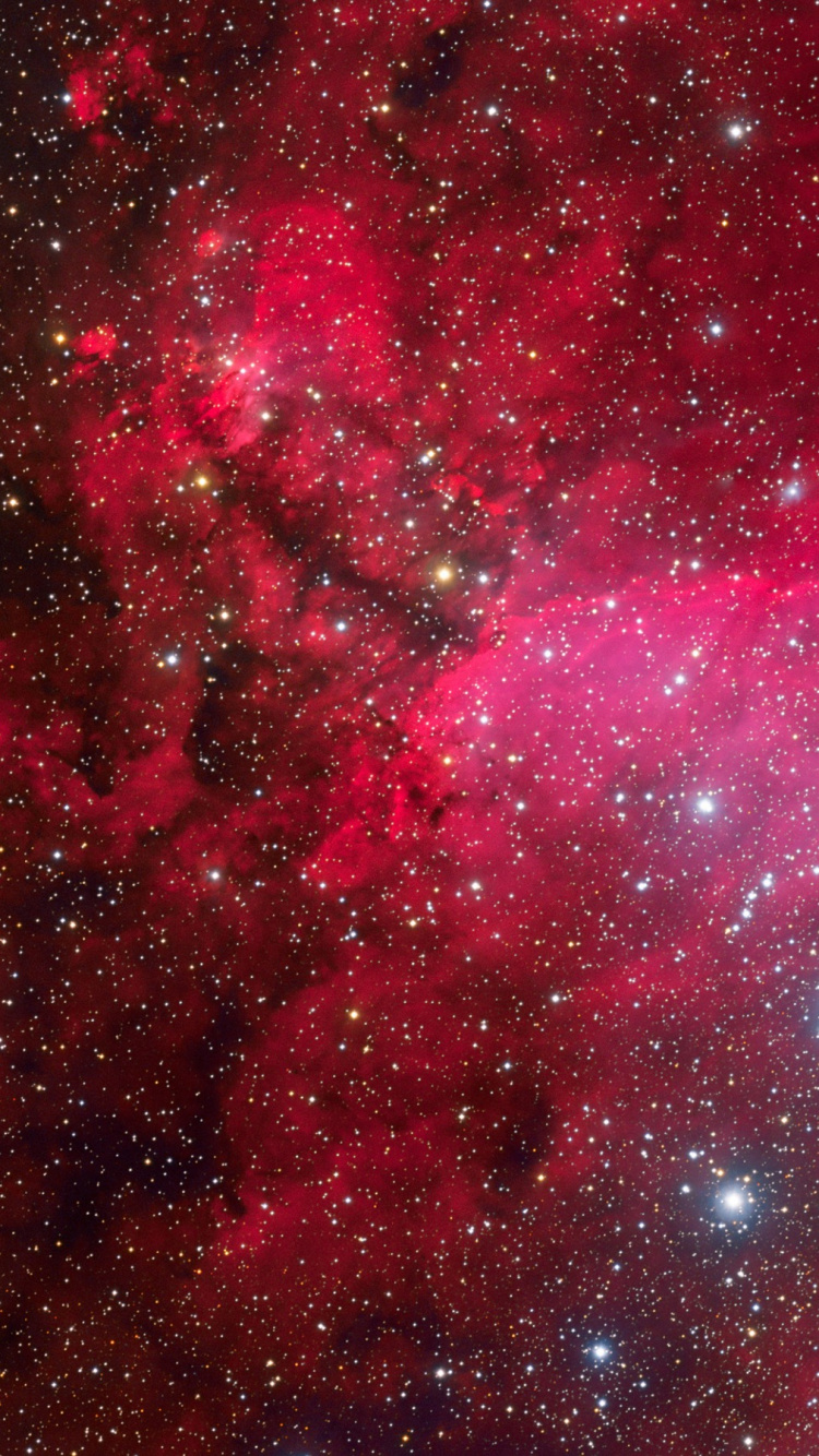 Ilustración de Galaxia Púrpura y Negra. Wallpaper in 750x1334 Resolution