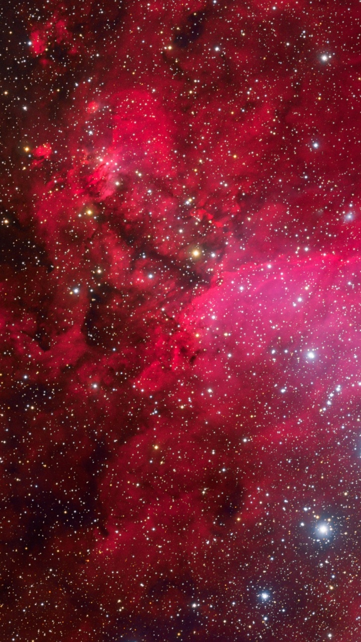 Illustration de Galaxie Violette et Noire. Wallpaper in 720x1280 Resolution