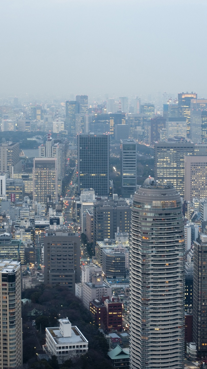 东京, 地平线, 城市, 大都会, 城市景观 壁纸 720x1280 允许