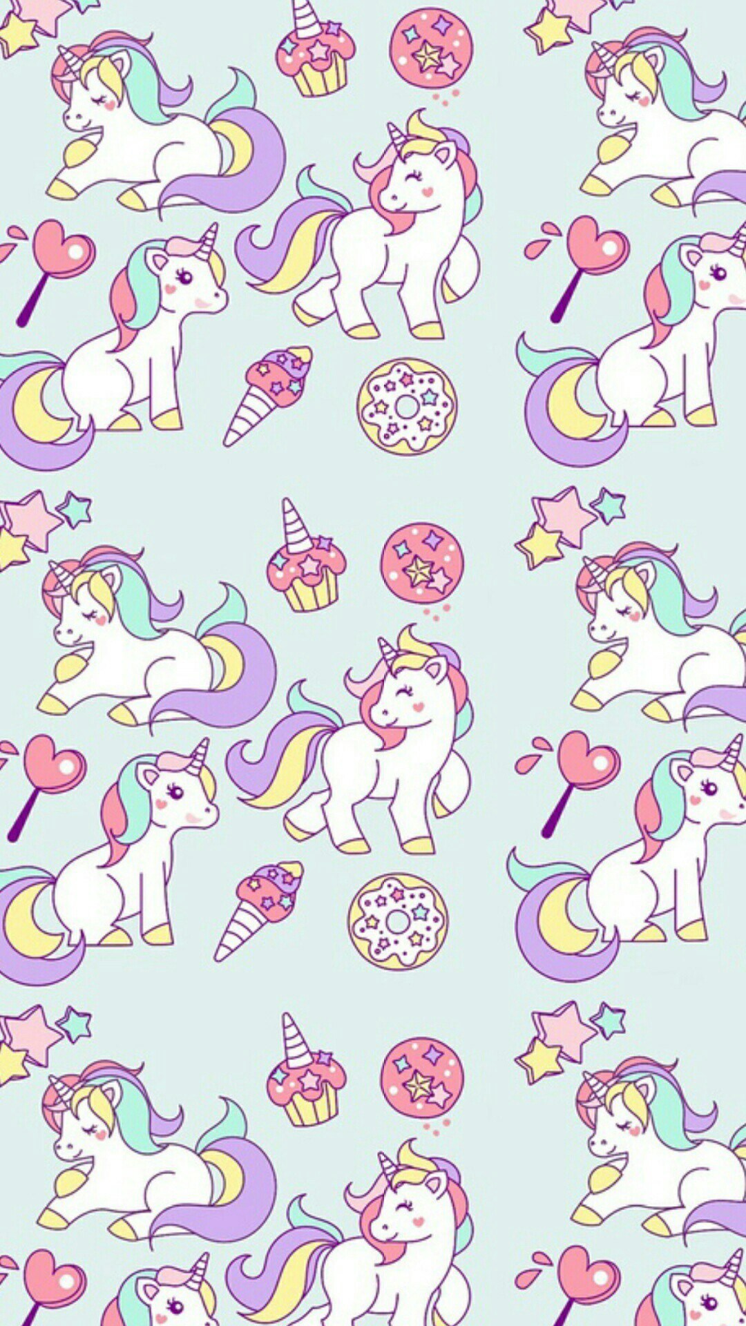 独角兽, 粉红色, 包装纸, 品红色, 剪贴画的 壁纸 1080x1920 允许