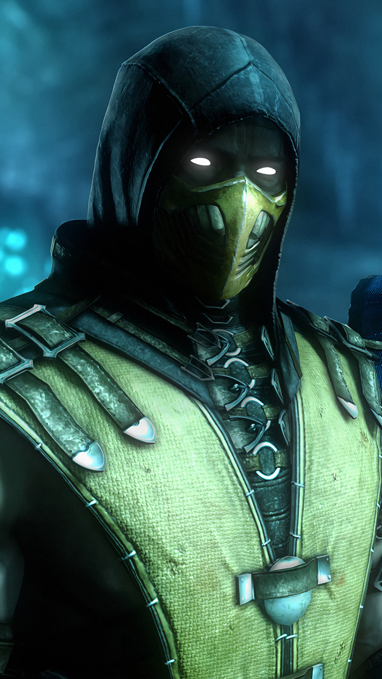 Mortal Kombat x, Mortal Kombat 11, Scorpion, Composition Numérique, Film. Wallpaper in 750x1334 Resolution