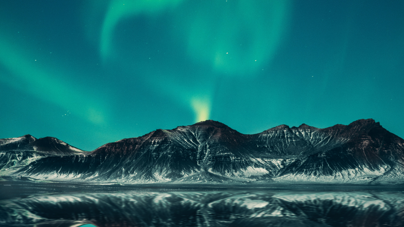 Northern Lights Poster, Aurora, Earth, Poster, Northern Lights Viewing. Wallpaper in 1366x768 Resolution