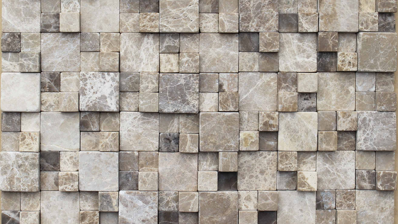 Mur de Briques Brunes et Grises. Wallpaper in 1280x720 Resolution