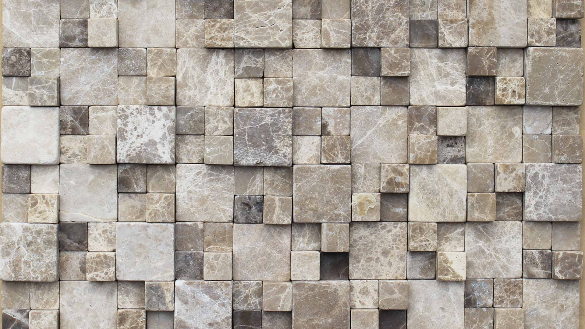 Mur de Briques Brunes et Grises. Wallpaper in 1920x1080 Resolution