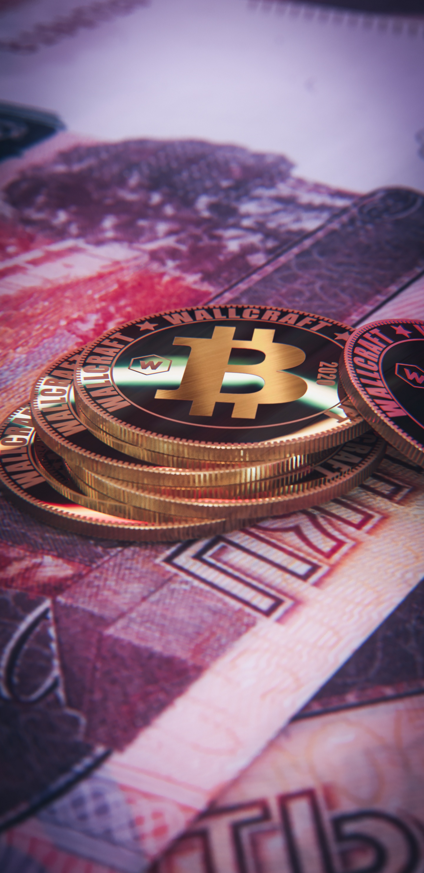 Cercle, Magenta, de Teintes et de Nuances, Argent, Espèces. Wallpaper in 1440x2960 Resolution