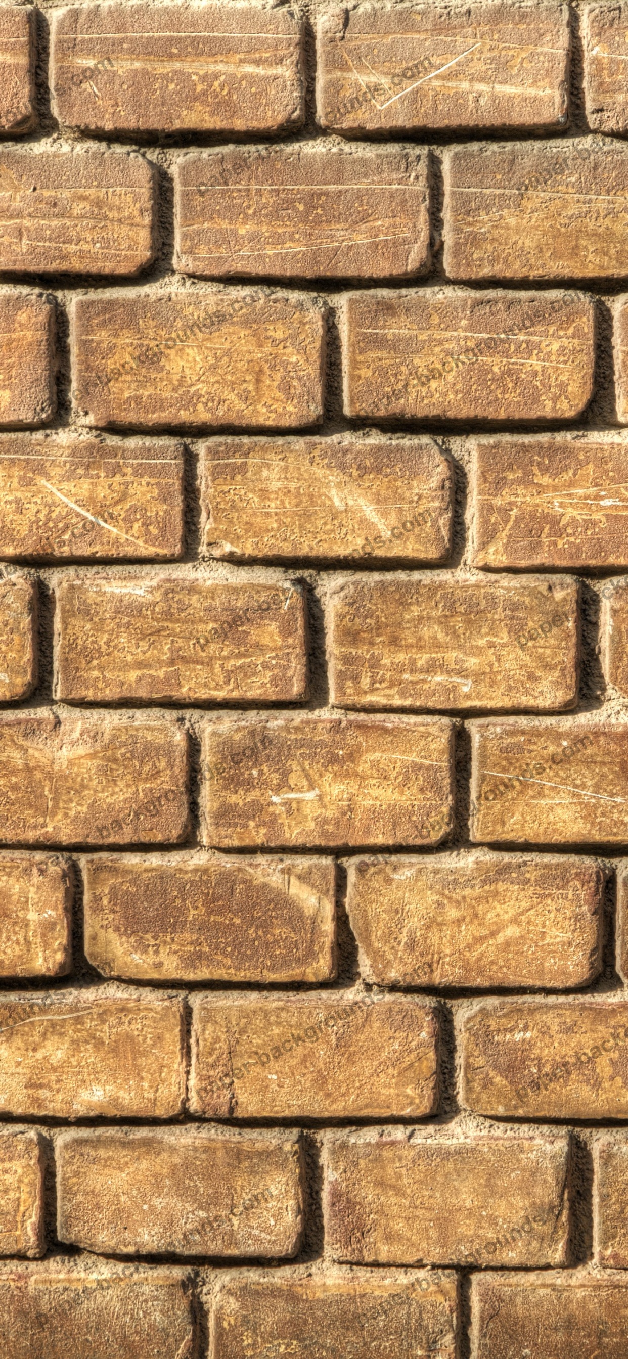 Braune Und Schwarze Mauer. Wallpaper in 1242x2688 Resolution