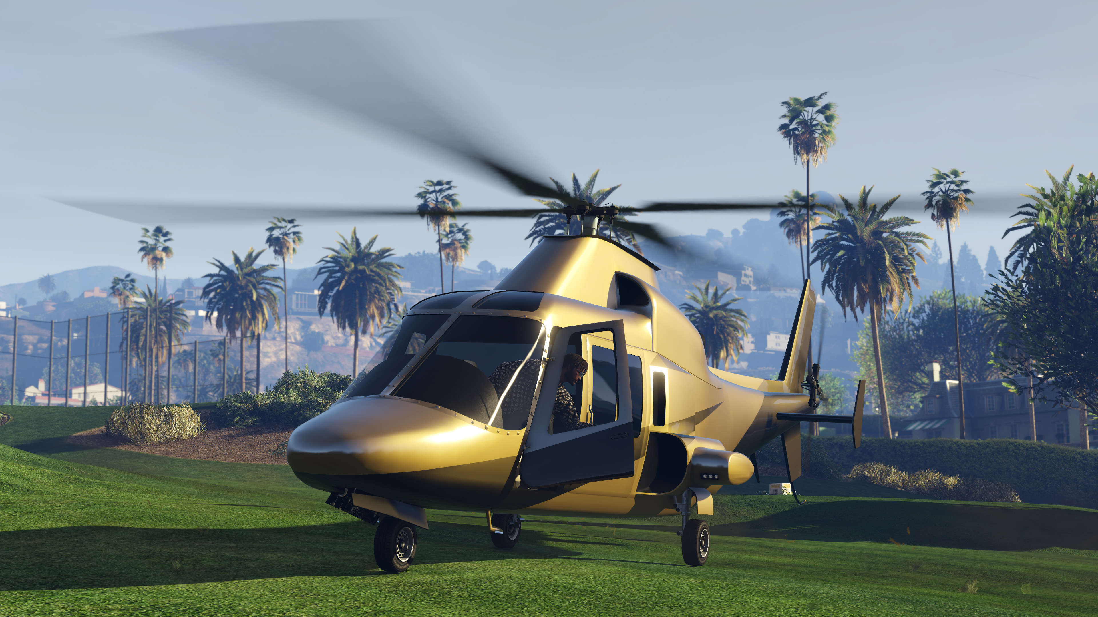 Grand Theft Auto v, Grand Theft Auto Online, Playstation 4, Rockstar Games, Helicopter. Wallpaper in 3840x2160 Resolution