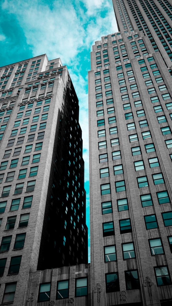 Riverwalk, Bryant Park, Architecture, Building, Cloud. Wallpaper in 720x1280 Resolution