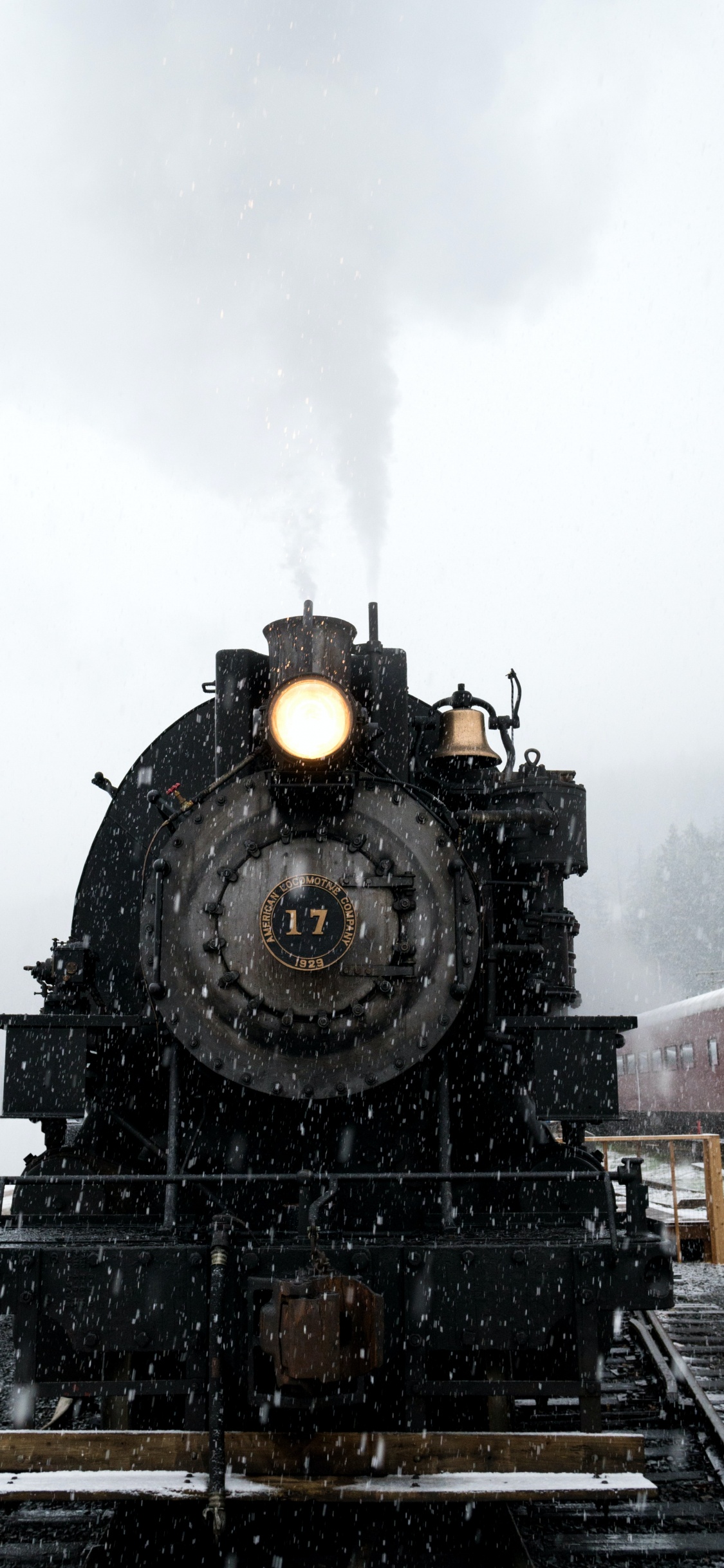 Aesthetic Harry Potter Winter Icons, Harry Potter, Wizarding World, Train, Cloud. Wallpaper in 1125x2436 Resolution