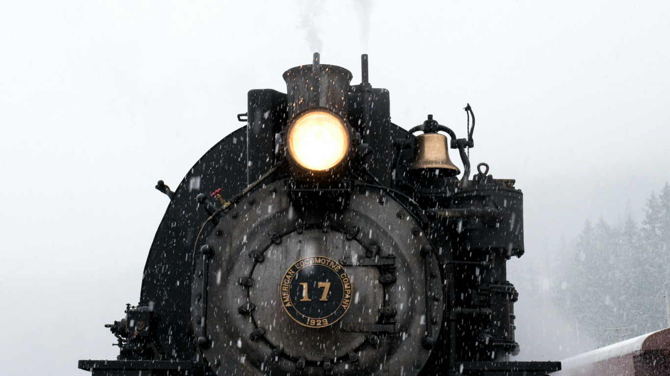 Ästhetische Harry Potter Winterikonen, Harry Potter, Zauberwelt, Zug, Cloud. Wallpaper in 1366x768 Resolution