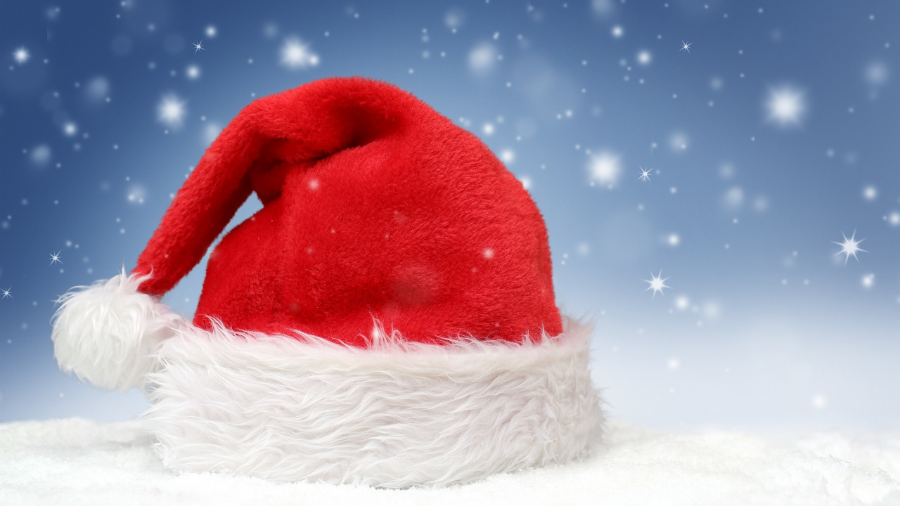 El Día De Navidad, Santa Claus, Ded Moroz, Rojo, Navidad. Wallpaper in 1280x720 Resolution