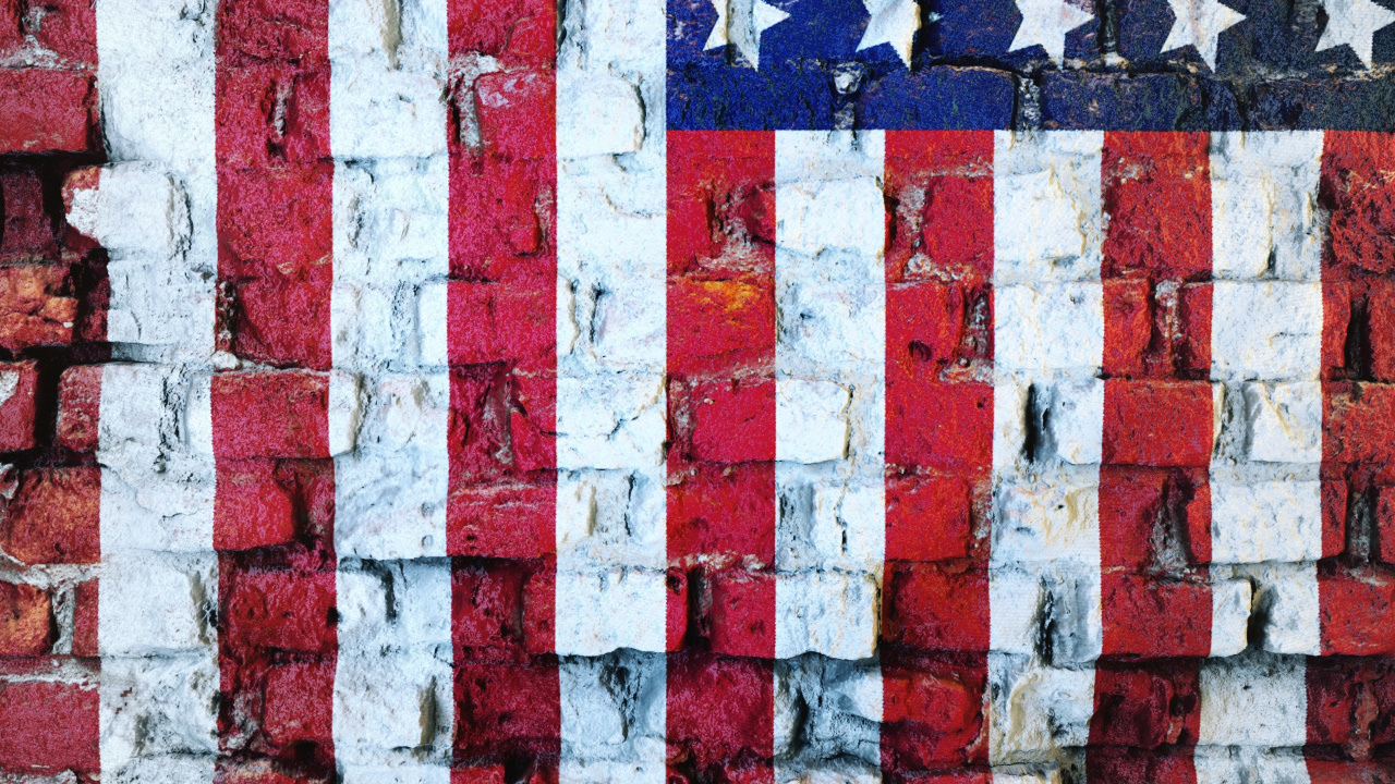 Mur, Rectangle, Drapeau Des États-unis, Textile, Art. Wallpaper in 1280x720 Resolution