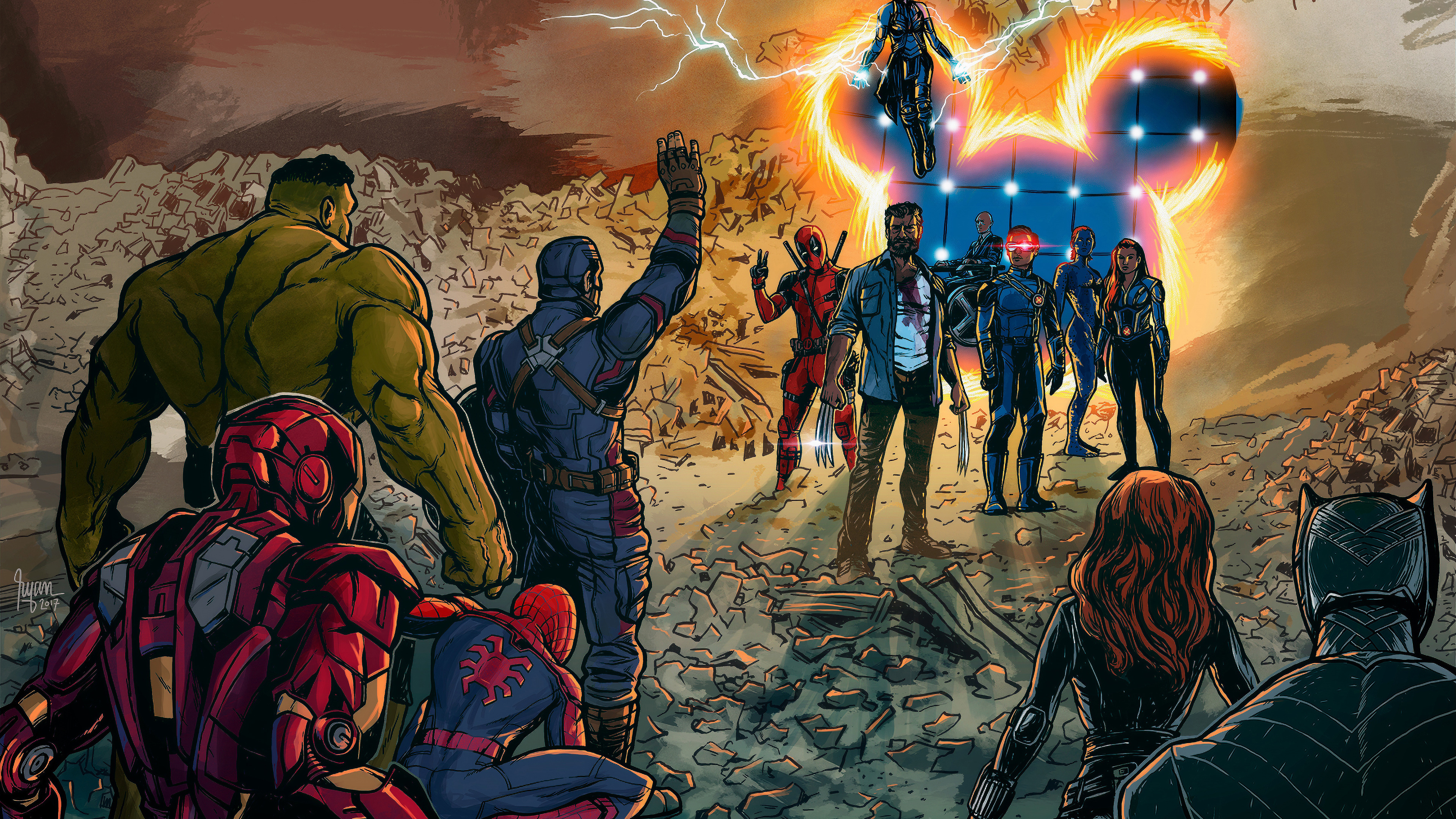 Groupe de Personnes en Costume Rouge et Noir Debout Sur du Sable Brun. Wallpaper in 3840x2160 Resolution